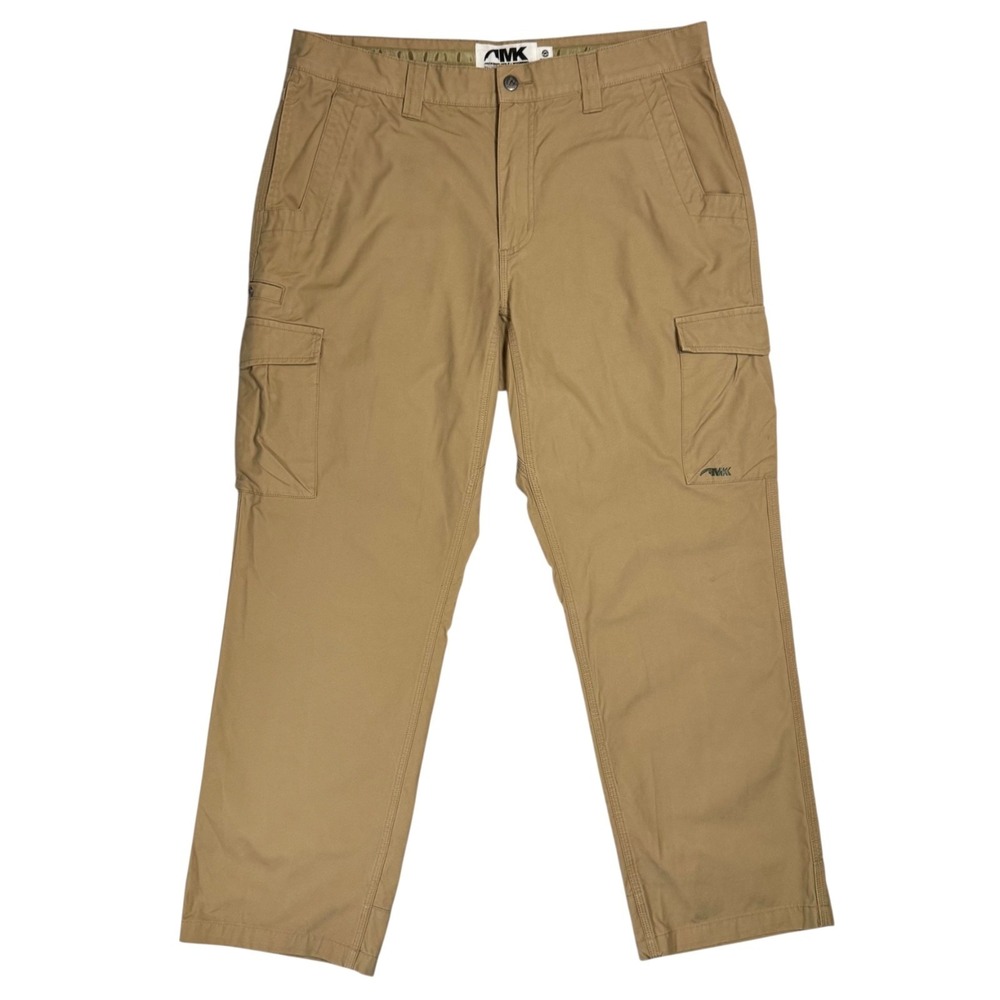 Mountain Khakis Canvas Cargo Pants Size 38x32 37 Utility Pockets Rugged Workwear